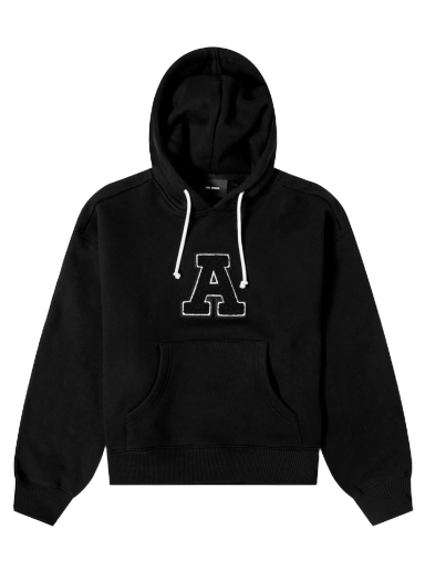 Sweatshirt AXEL ARIGATO College A Appliquéd Hoody Fekete | A0828001