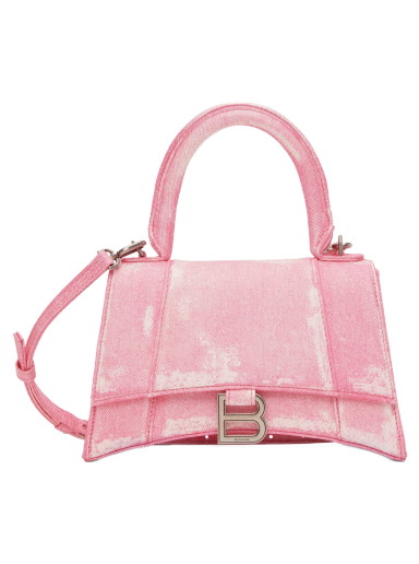Válltáskák Balenciaga Small Hourglass Bag Rózsaszín | 593546 2104W