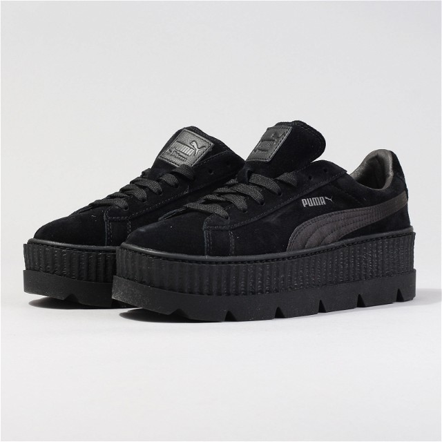 Sneakerek és cipők Puma Cleated Creeper Suede Wn's black Fekete | 366268 04