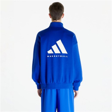 Sweatshirt adidas Originals Adicolor Basketball 1/2 Zip Hoodie UNISEX Sötétkék | IW1624, 3