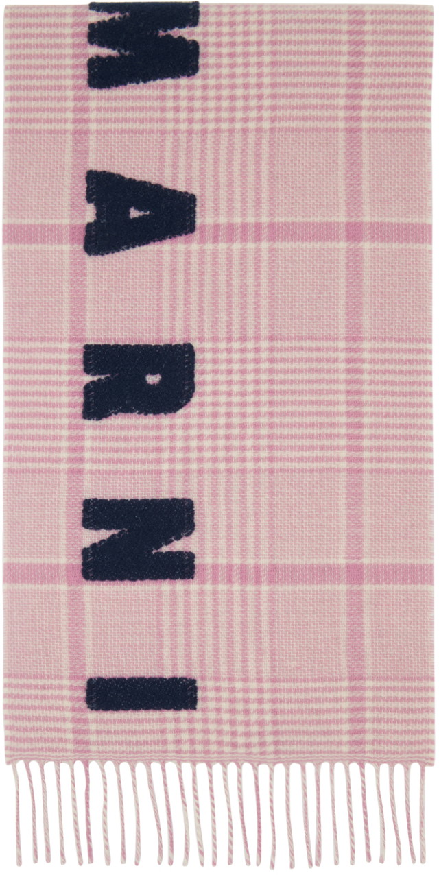 Check Logo Scarf