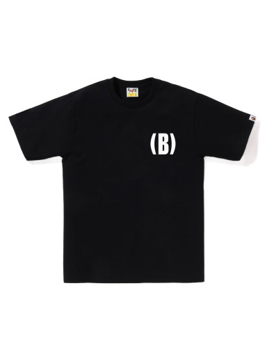 Póló BAPE B One Point Tee Fekete | 1J30-110-059