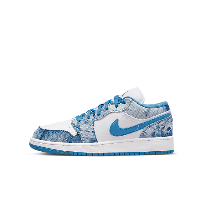 Sneakerek és cipők Jordan Air Jordan 1 Low "Washed Denim" GS Kék | DM8947-100, 0