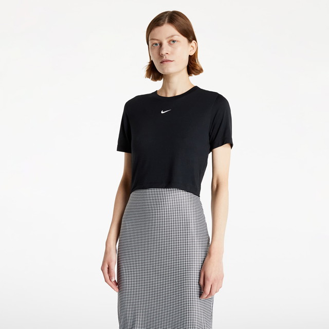 Ruházat Nike Sportswear Essential Crop Top Fekete | DD1328-010