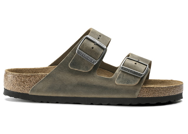 Sneakerek és cipők Birkenstock Arizona Soft Footbed Oiled Leather Faded Khaki Zöld | 1019313/1019377