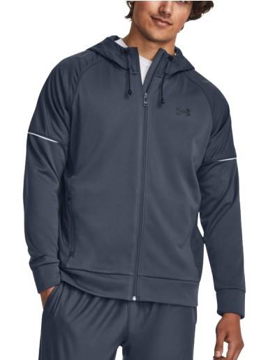 Sweatshirt Under Armour Fleece Storm Full-Zip Hoodie Sötétkék | 1373781-044