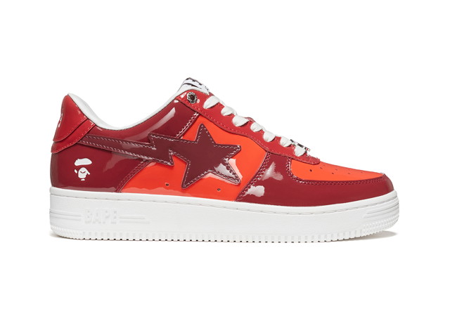 Sneakerek és cipők BAPE Bape Sta Low "Color Camo Combo Red" 
Piros | 001FWH201046_RED