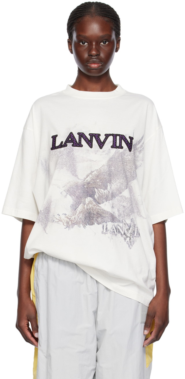 Póló LANVIN Future x T-Shirt Fehér | RU-TS0026-J123-P24