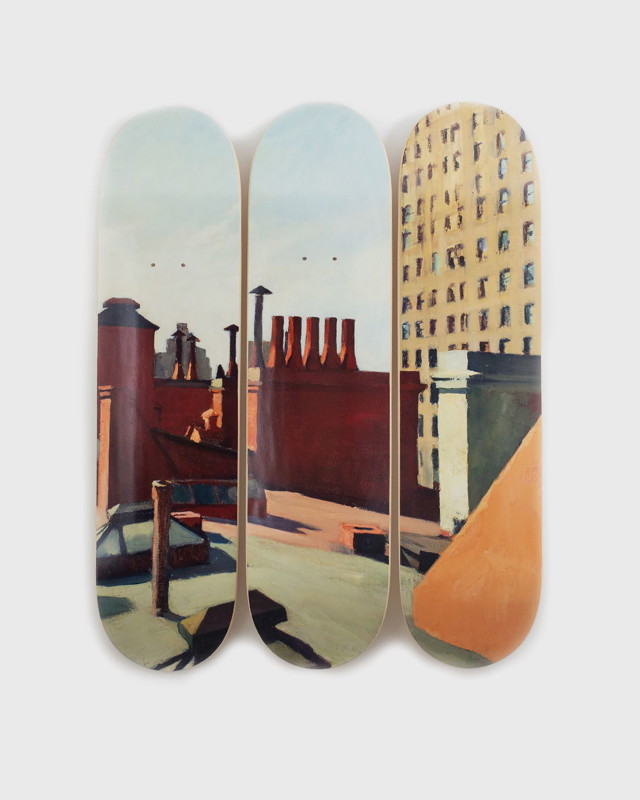 Edward Hopper City Roofs Deck