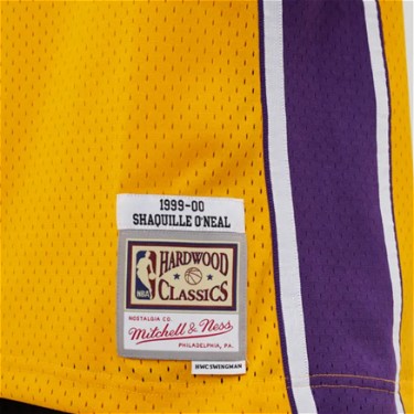 Sportmezek Mitchell & Ness Los Angeles Lakers Shaquille O'neal Swingman Jersey undefined | SMJYGS18179-LALLTGD99SON, 3
