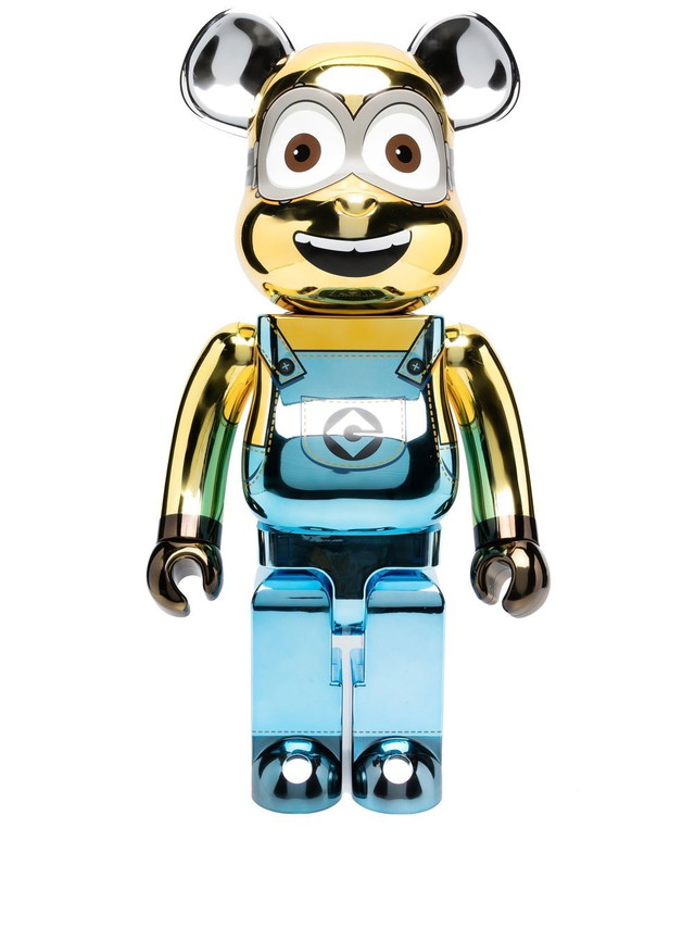 Gyűjthető Medicom Toy Be@rbrick Dave Chrome figure - Yellow Többszínű | 1000DAVE19302953