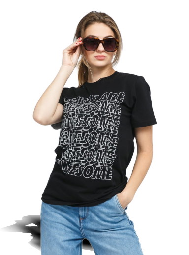 Póló Girls Are Awesome Messy Morning Tee Fekete | 71583