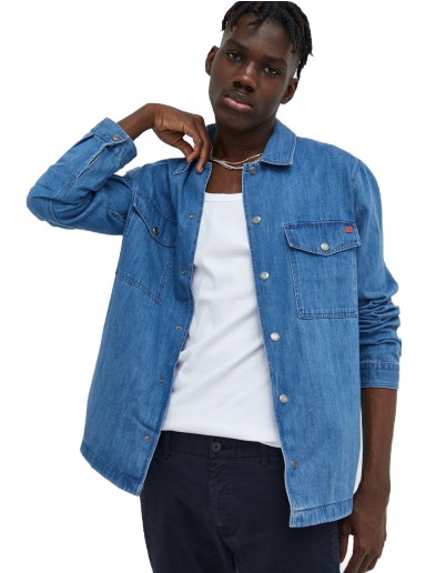 Ing BOSS Denim Shirt Kék | 50473486