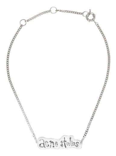 Silver Label Necklace