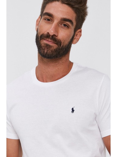 Póló Polo by Ralph Lauren Cotton T-Shirt Fehér | 714844756004