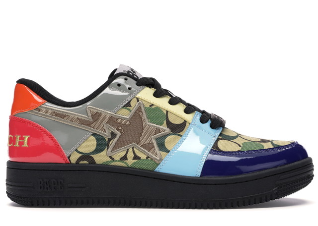 Sneakerek és cipők BAPE Bape Sta Low Coach "Multi" Többszínű | 1G23191903