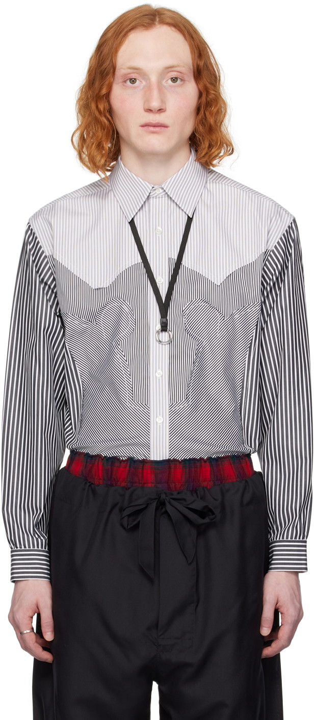 Ing Maison Margiela Patchwork Shirt Fekete | S50DT0029 STZ129