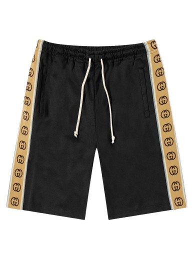 Rövidnadrág Gucci Side Taped Short Fekete | 604150-XJBZ8-1082