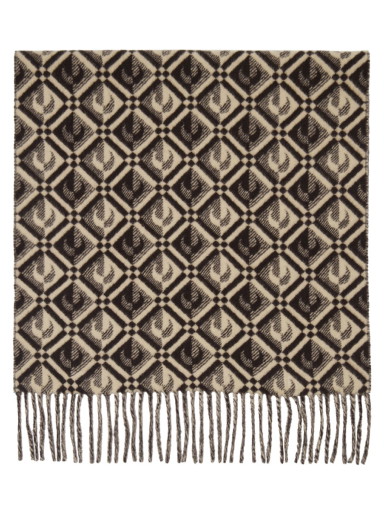 Sálak és kendők Marine Serre Wool Scarf Barna | USA014