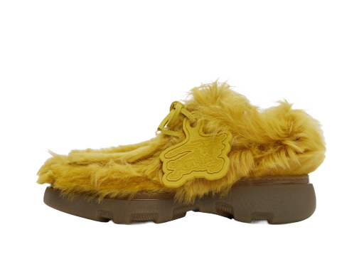 Sneakerek és cipők Burberry Shearling Creeper Derbys "Yellow" Sárga | 8074740