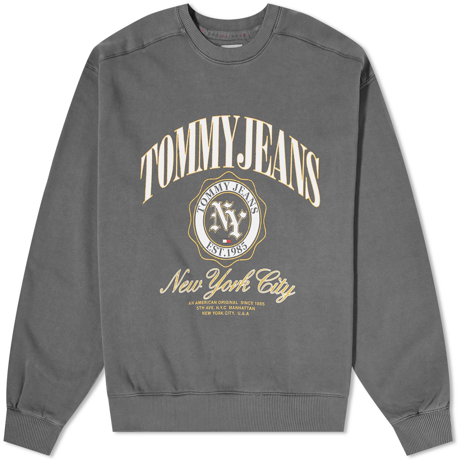 Sweatshirt Tommy Hilfiger Tommy Jeans TJM Boxy Luxe Varsity Sweat Szürke | DM0DM17798BDS, 0