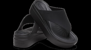 Sneakerek és cipők Crocs Brooklyn Flips "Black" W Fekete | 208727-001, 1