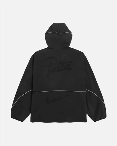 Széldzsekik Nike Patta Running Team Hooded Track Jacket Black Fekete | FJ3087-010, 2