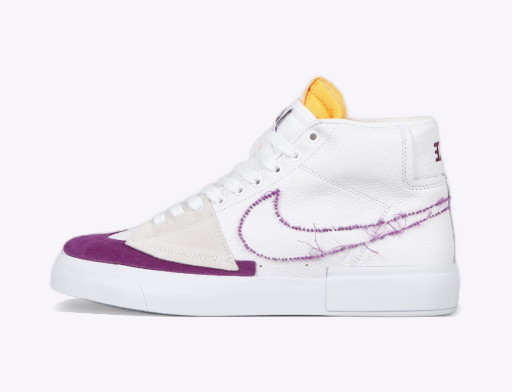 Gördeszkázás Nike SB Zoom Blazer Mid Edge SB "White Viotech" Fehér | DA2189-100