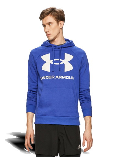 Sweatshirt Under Armour Hoodie Logo Kék | 1357093