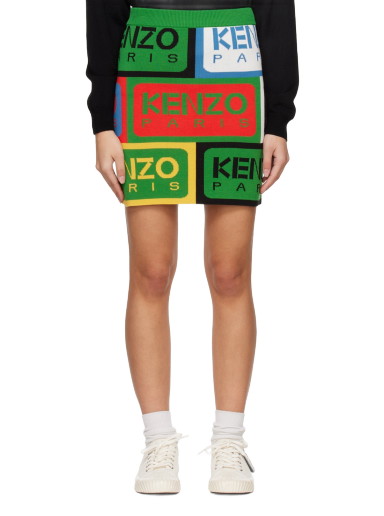 Szoknya KENZO Paris Label Mini Skirt Zöld | FD52JU3673CD