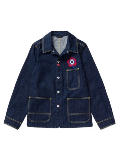 Dzsekik KENZO Target Workwear Jacket Sötétkék | FD65DV1056B1.DM