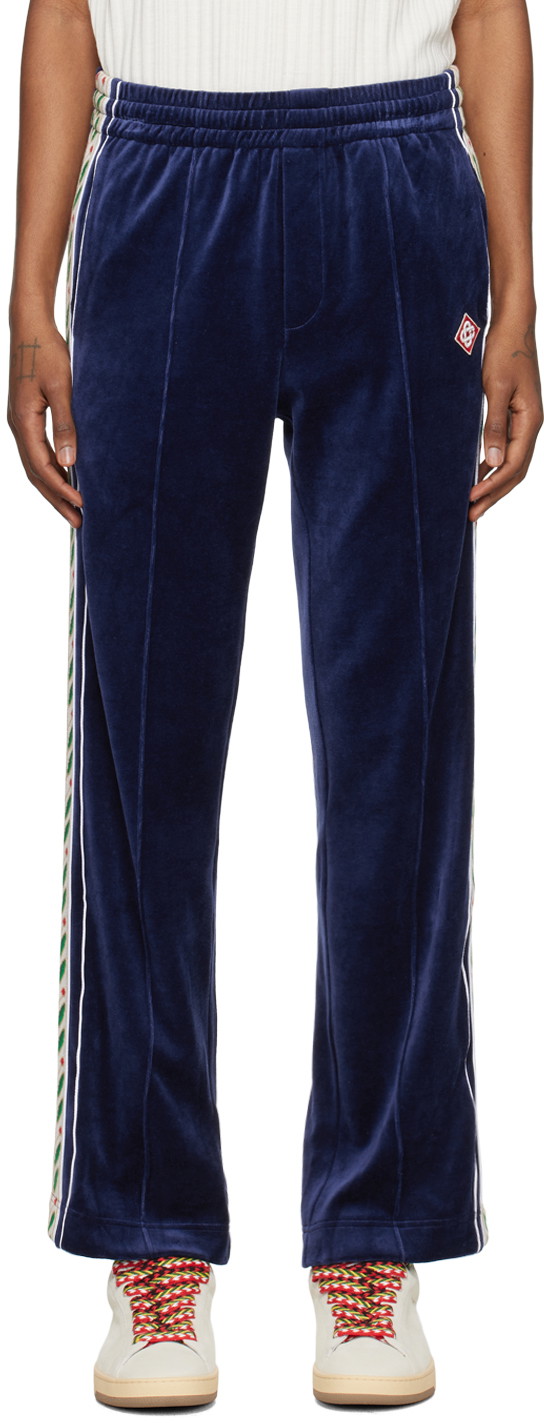 Sweatpants Casablanca Laurel Track Pants Sötétkék | MPS24-JTR-078-01