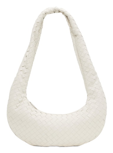 Válltáskák Bottega Veneta Zip Bag Fehér | 755618 VCRL0