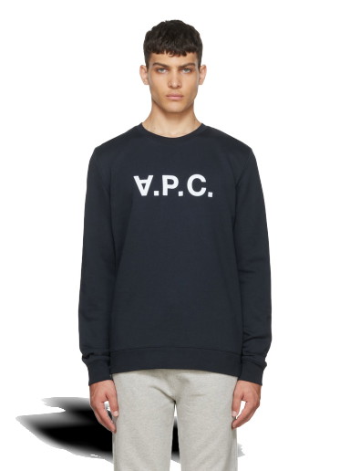 Sweatshirt A.P.C. Cotton Sötétkék | COECQ-H27378