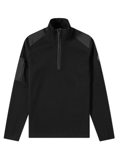 Black Disc Stormont 1/4 Zip Knit