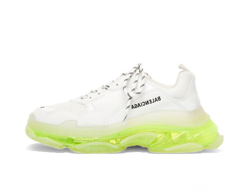Sneakerek és cipők Balenciaga Triple S Clear Sole White Fluo Yellow Fehér | 541624W2FR19073