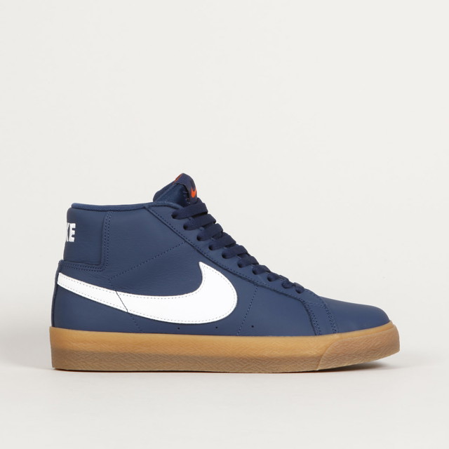 Sneakerek és cipők Nike SB Blazer Mid ISO Navy White Gum Sötétkék | FJ1680-400