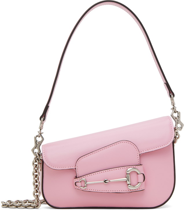 Válltáskák Gucci Horsebit 1955 Mini Shoulder Bag Rózsaszín | 774209 1DB0N