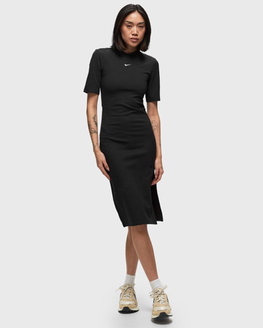 Ruha Nike Sportswear Essential Midi Dress Fekete | DV7878-010, 3