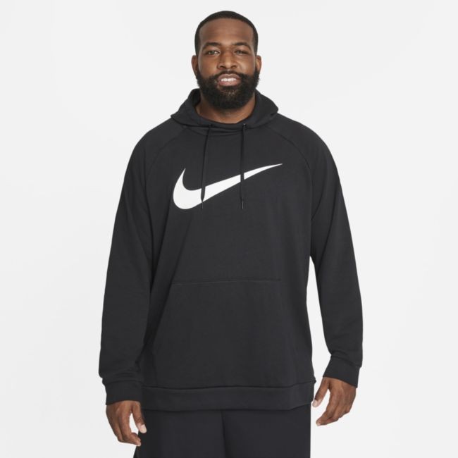 Sweatshirt Nike Pullover Training Hoodie Fekete | CZ2425-010, 1