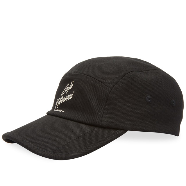 Kupakok MAISON KITSUNÉ Cafe Kitsune 5P Cap Fekete | SPCKU06103-BK