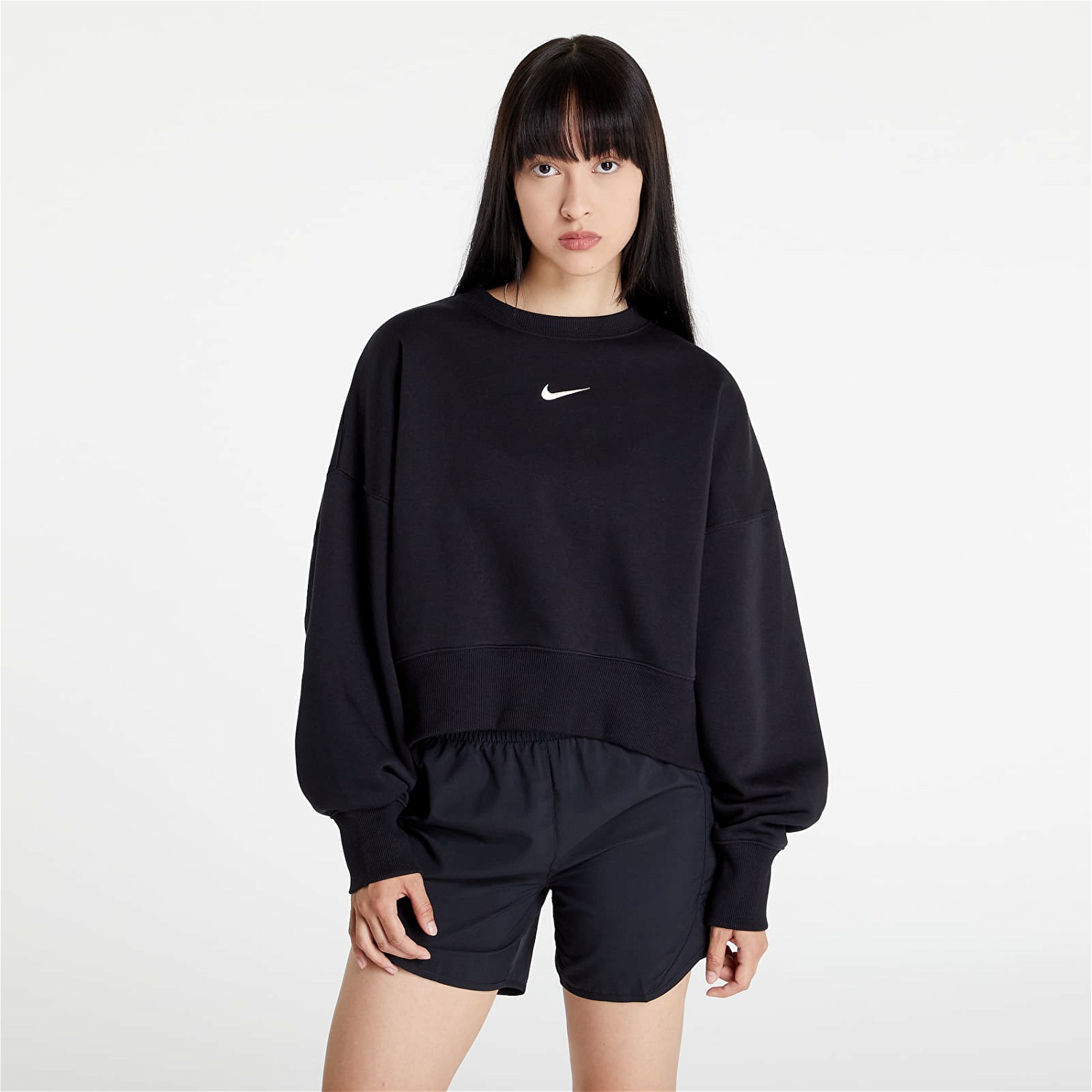 Sweatshirt Nike Phoenix FleeceOversized Crewneck Fekete | DQ5761-010, 0