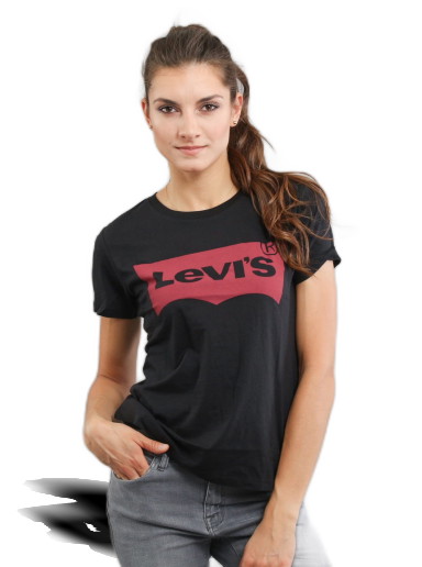 Póló Levi's The Perfect Tee Fekete | 17369-0201