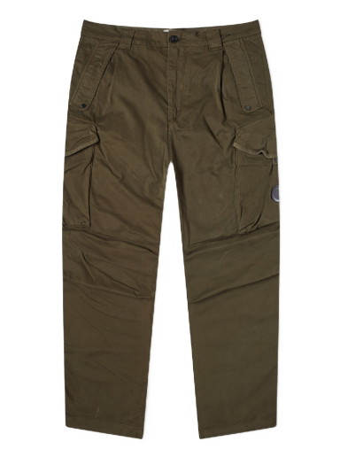 Nadrág C.P. Company Stretch Sateen Loose Cargo Pants Zöld | 15CMPA123A-005529G-683