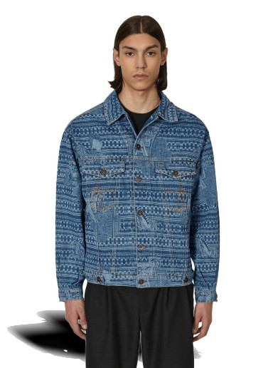 Dzsekik Ahluwalia Kampala Denim Jacket Kék | M-AHLU-DE001-SS23-FA6  LI