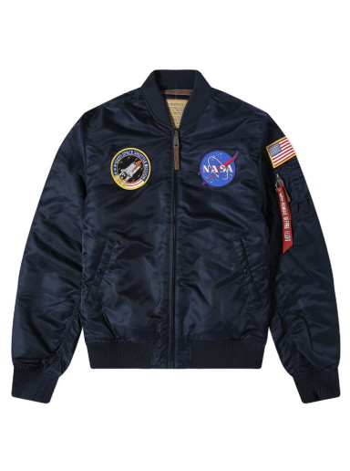 Dzsekik Alpha Industries MA-1 VF NASA Fekete | 166107-07