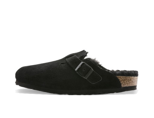 Sneakerek és cipők Birkenstock Boston Shearling Suede Fekete | 0259881/0259883