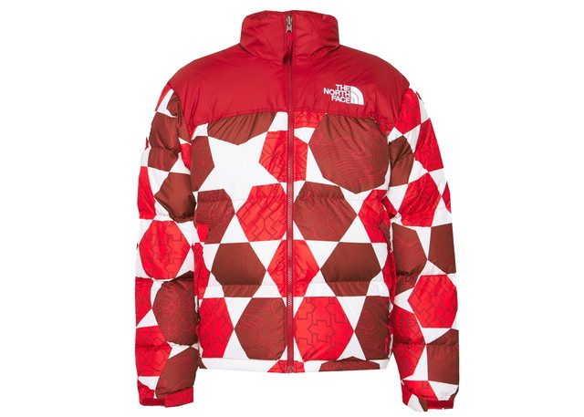 Puff dzsekik The North Face 1996 Retro Nuptse IC Geo Print Fiery Red 
Piros | NF0A5IX43H2