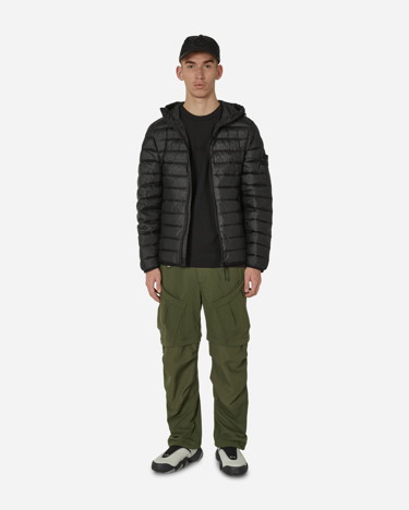 Dzsekik Stone Island Hooded Quilted Jacket Fekete | 801540124 V0029, 3