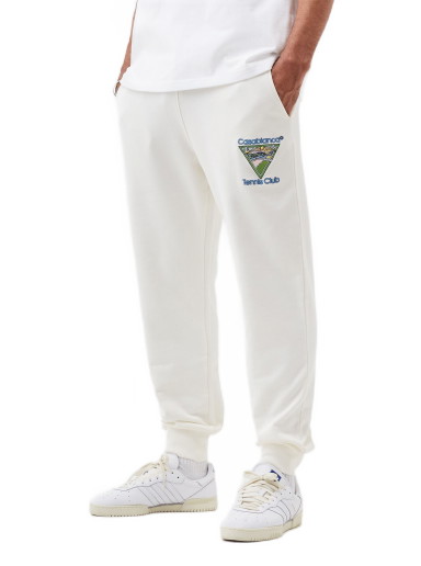 Sweatpants Casablanca Tennis Club Icon Embroidered Sweatpant Fehér | 1000000101232